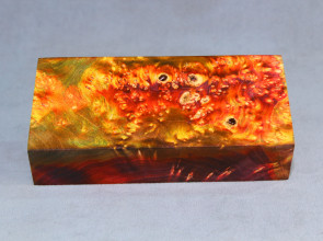 Stabilized Maple Burl Wood Mod Block